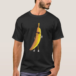 T-shirt Banane cool portant des lunettes de soleil Fruit d