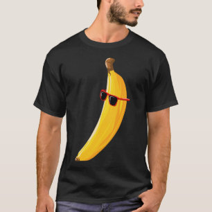 T-shirt Banane cool portant des lunettes de soleil Fruit d