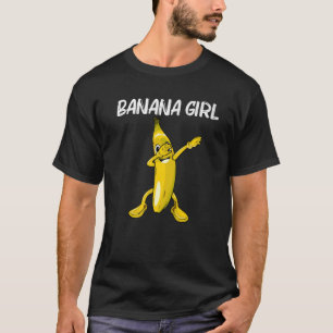 T-shirt Banane cool Pour Filles Enfant Dabbing Jaune Sweet