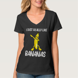 T-shirt Banane cool Pour Hommes Femmes Dabbing Jaune Sweet