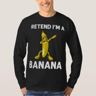 T-shirt Banane cool Pour Hommes Femmes Dabbing Jaune Sweet