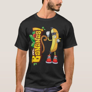 T-shirt Banane dansante, bande dessinée drôle de banane