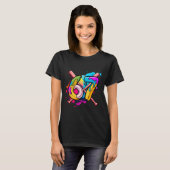 T-shirt Banane drôle de baseball 67 glace coulante mème  (Devant entier)