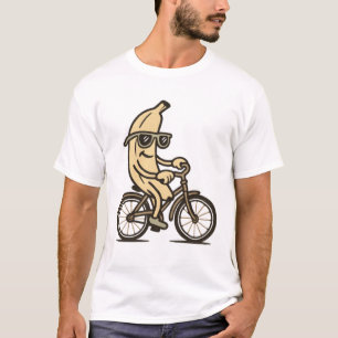 T-shirt Banane drôle et cyclisme à vélo