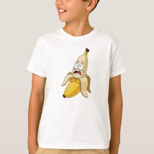 T-shirt Banane Effrayée – Fruit de Dessin Animé Drôle