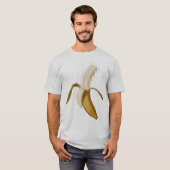 T-shirt Banane épluchée censurée sale (Devant entier)