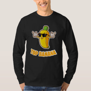 T-shirt Banane Fruit mignon Yellow Food Lunettes de soleil