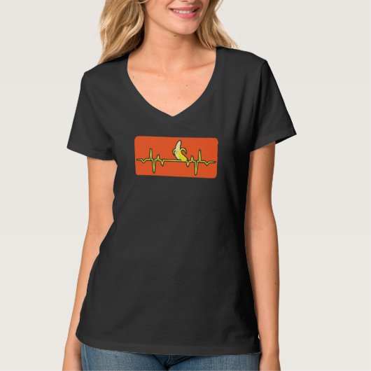 T-shirt Banane Heartbeat (Devant)