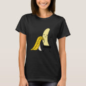 T-shirt Banane jaune censurée Fruits d'impression (Devant)