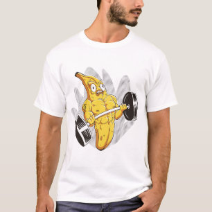 T-shirt Banane Musclée – Dessin Animé Drôle de Banane Body