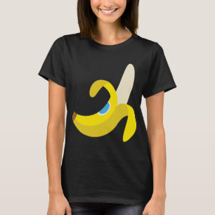 T-shirt Banane Plantain mignonne Ripe Fruit Peellé Yello