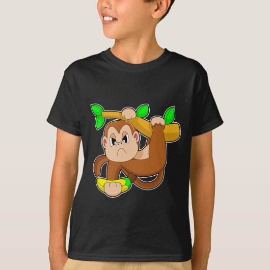 T-shirt Banane singe Force Dumbbell (Devant)
