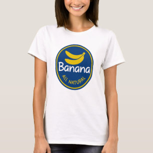 T-shirt Banane Tout Naturel – Conception de phrase de nour