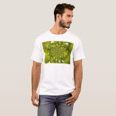 T-shirt Banane verte Kaleidoscope Art Imprimer/Graphique (Devant entier)