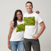 T-shirt Banane verte Kaleidoscope Art Imprimer/Graphique (Unisexe)