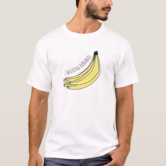 T-shirt Bananes allantes (Devant)