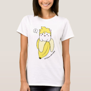 T-shirt Bananes avec le chat