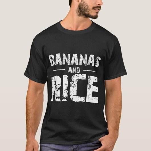 T-shirt Bananes et riz (Devant)
