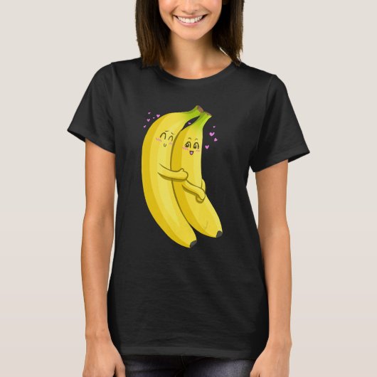 T-shirt Bananes serrées (Devant)