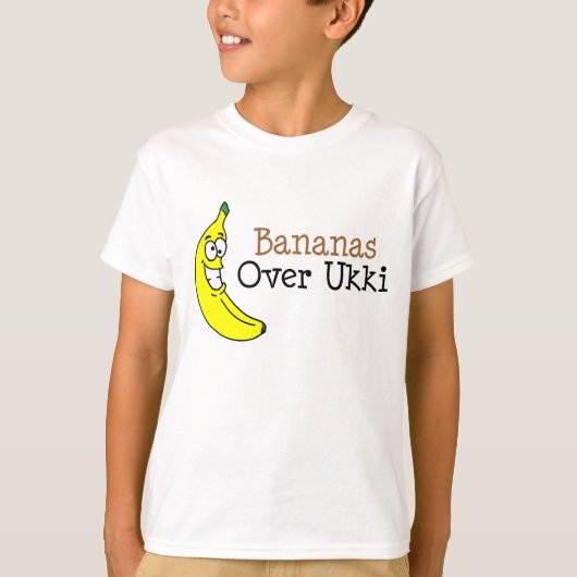 T-shirt Bananes sur Ukki (Devant)