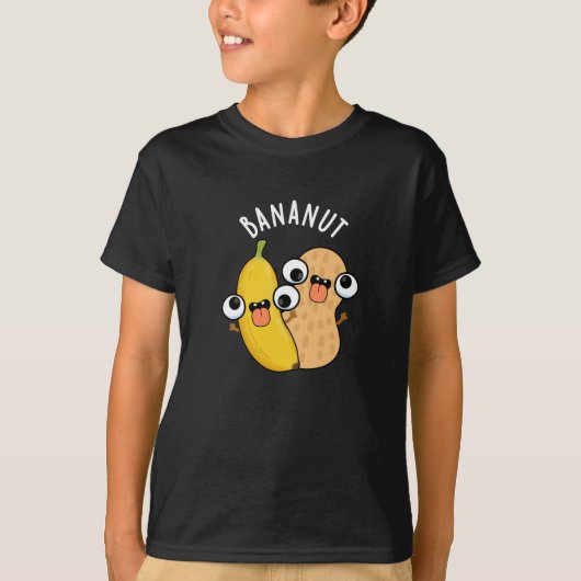 T-shirt Bananut Funny Fruit Banana Pun Dark BG (Devant)