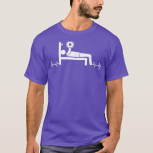 T-shirt Banc Presse Bar Poids Entraînement Gym Poids