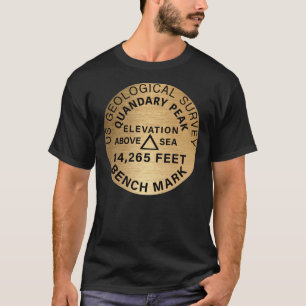 T-shirt Banc Quandary Peak Mark 14er Fourteener 14ers Roc
