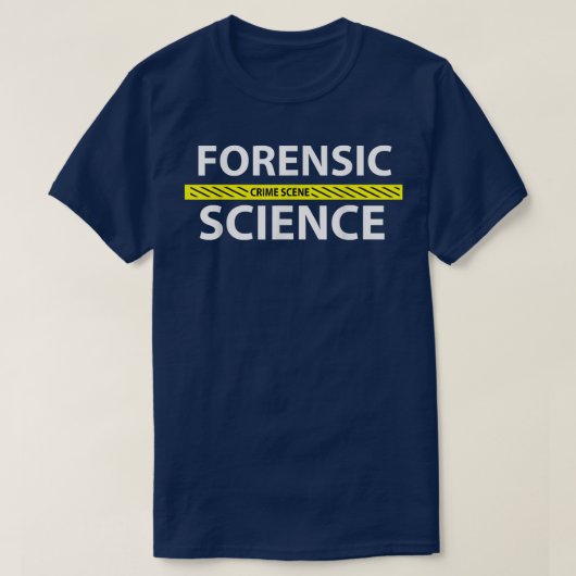 T-shirt Bande-annonce de la scène de crime en sciences jud (Design devant)