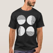 T-shirt Bande circulaire minimale (Devant)