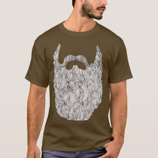 T-shirt Bande de barbe pleine barbe