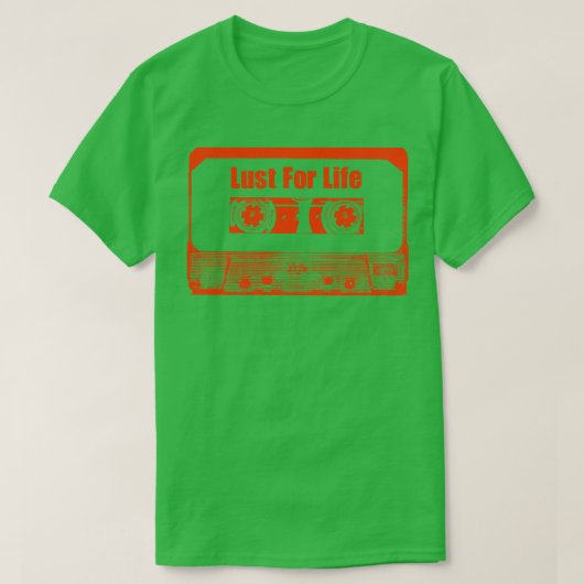 T-shirt Bande de cassette à vie (Design devant)