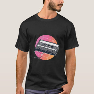 T-shirt Bande de cassette de musique rétro 80s 90s Graphiq