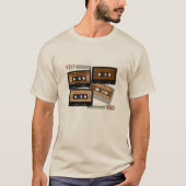 T-shirt Bande de cassette de tezeta Throwback (Devant)