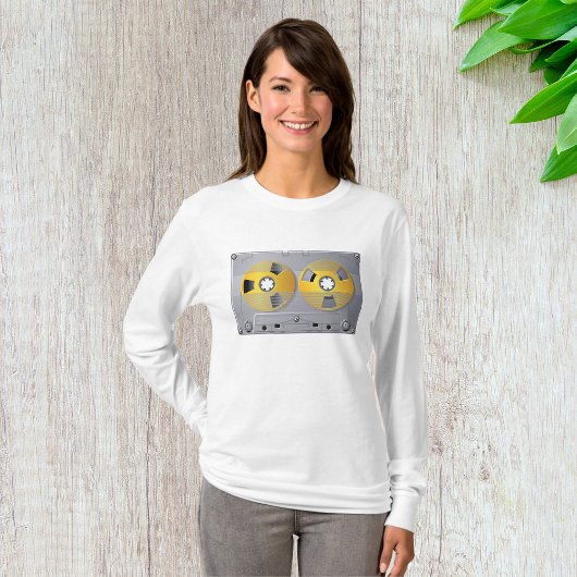 T-shirt Bande de cassette Illustration musique Vintage Lov