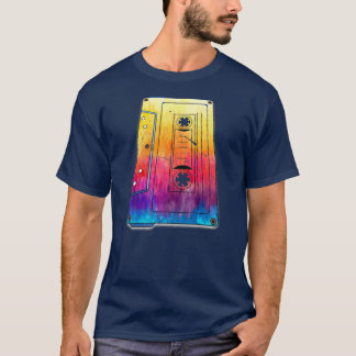 T-shirt Bande De Cassette Mixtape 80S Et 90S Pour Hommes F