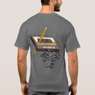 T-shirt Bande de cassette Retro Rewind 80's Style