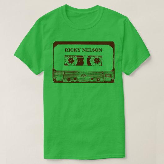 T-shirt Bande de cassette Ricky Nelson (Design devant)