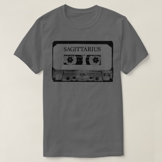 T-shirt Bande de cassette Sagittarius (Design devant)