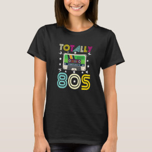 T-shirt Bande de cassette stéréo stéréo des années 80