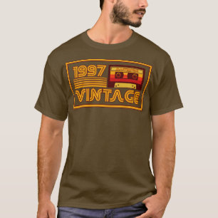 T-shirt Bande de cassette vintage Retro 1997