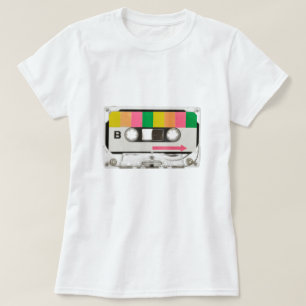 T-shirt Bande de cassettes rétro