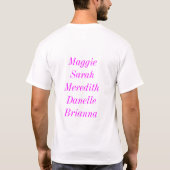 T-shirt Bande de coup (Dos)