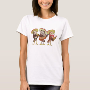 T-shirt Bande de hibou de mariachi