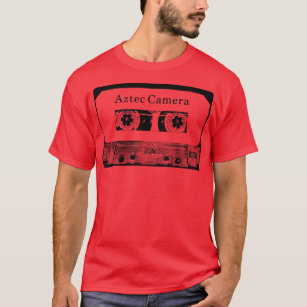 T-shirt Bande de la cassette de l'appareil photo Aztec