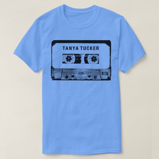 T-shirt Bande de la cassette Tanya Tucker (Design devant)