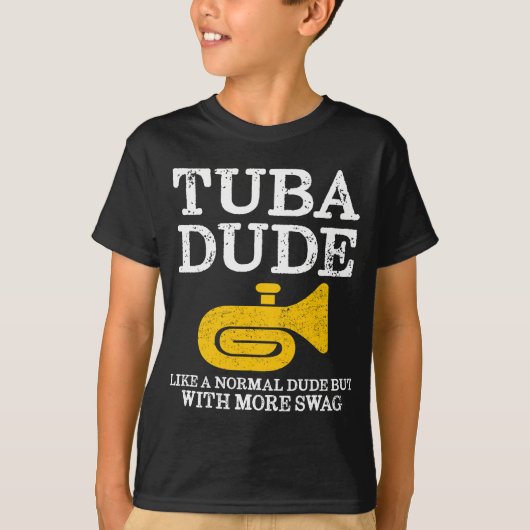 T-shirt Bande de Marquage scolaire Funny Tuba (Devant)