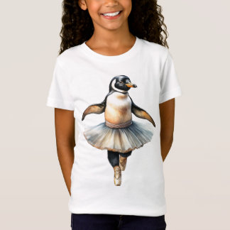 T-Shirt Bande de pingouin mignonne danse ballet