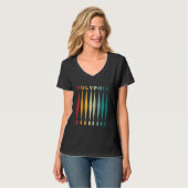 T-shirt Bande de polyphie Rétro (Devant entier)