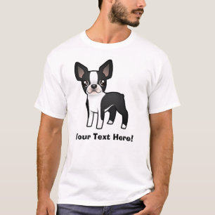 T-shirt Bande dessinée Boston Terrier
