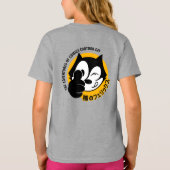 T-shirt Bande dessinée chat | Enfants (Dos)